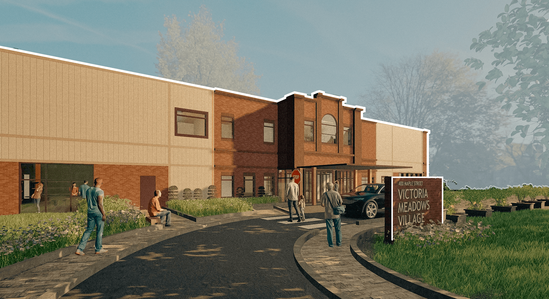 Victoria Meadows Village - Architectural Perspective